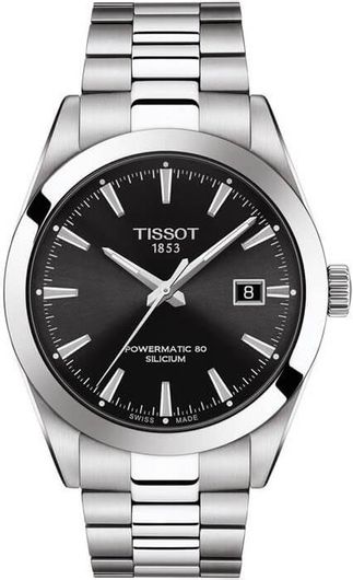 Ανδρικό Ρολόι Tissot Gentleman T127 407 11 051 00 T127 407 11 051 00 με Μεταλλικό Μπρασελέ Μαύρο