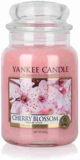 Αρωματικό Κερί Yankee Candle σε Βάζο Cherry Blossom 10.7x16.8cm 623gr