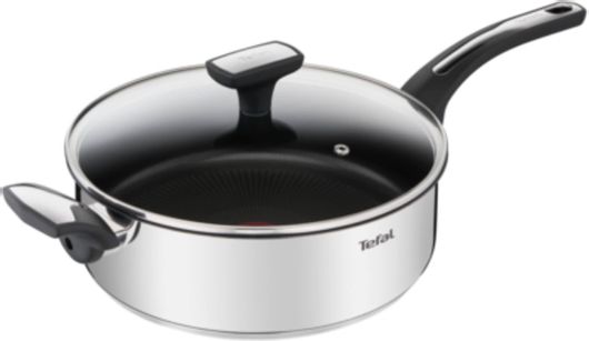 Σωτέζα Tefal Emotion G6 με Καπάκι από Ανοξείδωτο Ατσάλι με Αντικολλητική Επίστρωση 26cm