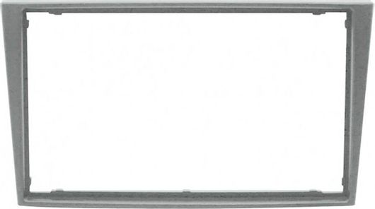 Ηχοσύστημα Αυτοκινήτου Πρόσοψη Opel Agila Corsa C Astra G Vectra Vivaro Meriva A Zafira 2-DIN πλαίσιο για ή Οθόνη 2DIN φιλέτο ασημί χρώμα ασημένιο 2 DIN