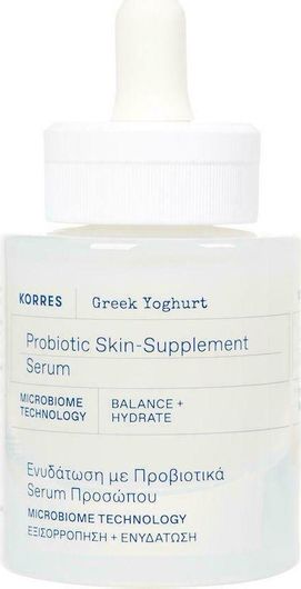 Serum Προσώπου Korres Greek Yoghurt Ενυδατικό με Βιταμίνη E & Υαλουρονικό Οξύ για Λάμψη & Θρέψη 30ml