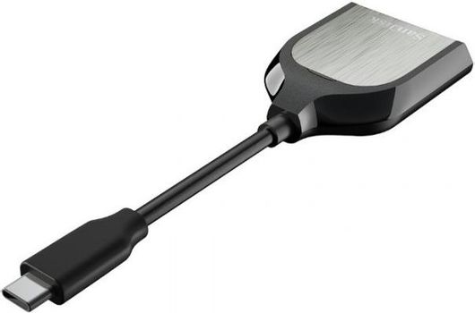 Sandisk Extreme Pro Card Reader USB 3.0 Type-C για SD Γκρι