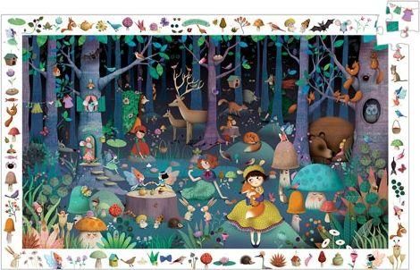 Παιδικό Παζλ Δάσος 100 κομμάτια Djeco 07504 για 5+ Ετών