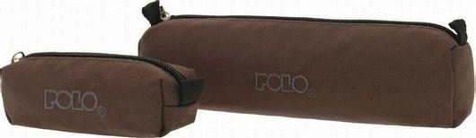 Κασετίνα Βαρελάκι με 1 Θήκη Polo Original 600D Καφέ