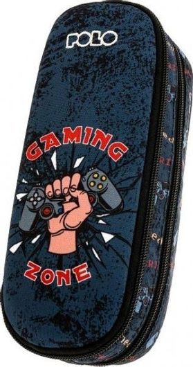 Κασετίνα με 2 Θήκες Polo 9-37-021-8129 Prime Gaming σε Μπλε χρώμα