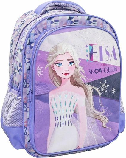 Σχολική Τσάντα Δημοτικού Πλάτης Διακάκης Frozen 2 Elsa The Snow Queen Μοβ