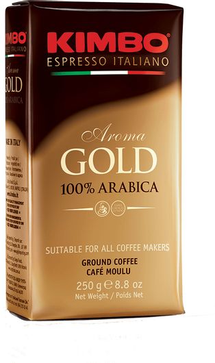 Καφές Kimbo Aroma Gold 100% Arabica 250gr
