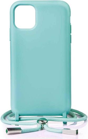 Θήκη Σιλικόνης με Κορδόνι για iPhone 7/ iPhone 8 Plus Πράσινη
