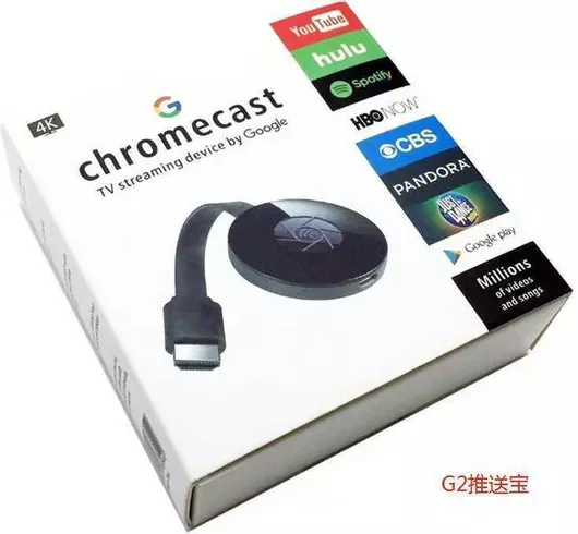 Smart TV Stick G2 Chromecast 4K UHD με Wi-Fi / HDMI