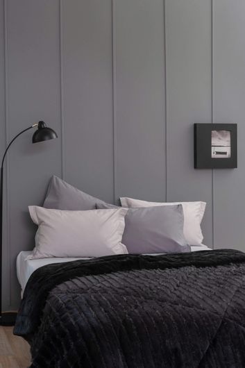 Κουβερτοπάπλωμα Υπέρδιπλο Palamaiki Gwen 220x240cm Μαύρο