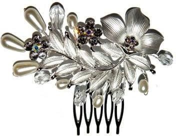 Νυφικό Χτενάκι Μαλλιών Fk418 8699 Ασημένιο