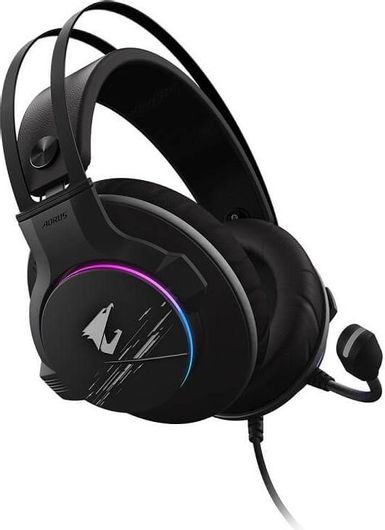Gigabyte Aorus H1 Over Ear Gaming Headset με σύνδεση USB
