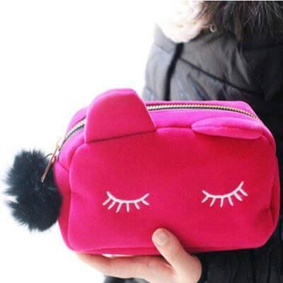 Νεσεσέρ Καλλυντικών Γάτα 7235 Φούξια