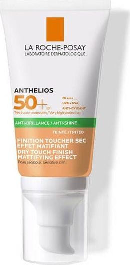 Αδιάβροχο Αντηλιακό Προσώπου La Roche Posay Anthelios XL Dry Touch Anti-Shine Tinted SPF50 με Χρώμα 50ml