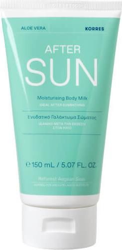 After Sun Γαλάκτωμα Korres Aloe Vera Moisturizing για το Σώμα 150ml
