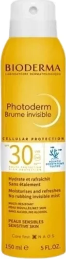 Αντηλιακό Mist Προσώπου & Σώματος Bioderma Photoderm Brume Invisible SPF30 150ml