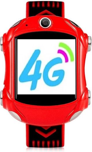 Παιδικό Ρολόι Wonlex KT14 4G με GPS και Καουτσούκ Λουράκι Ψηφιακό Κόκκινο