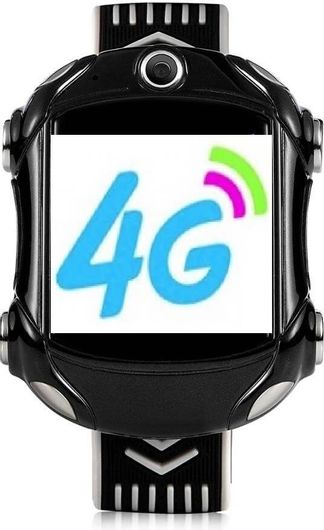 Παιδικό Ρολόι Wonlex KT14 4G με GPS και Καουτσούκ Λουράκι Ψηφιακό Μαύρο
