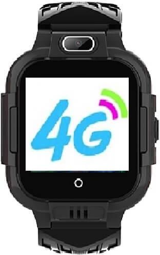 Παιδικό Ρολόι Wonlex KT16 4G με GPS και Καουτσούκ Λουράκι Ψηφιακό Μαύρο