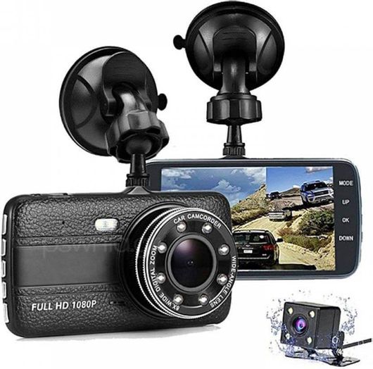 Κάμερα DVR Αυτοκινήτου 720P με Οθόνη για Παρμπρίζ με Βεντούζα