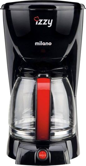 Izzy Milano 6616S Καφετιέρα Φίλτρου 1000W Black