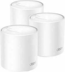 Access Point TP-LINK Deco X50 WiFi Mesh Network Wi‑Fi 6 Dual Band 2.4 & 5GHz σε Τριπλό Kit