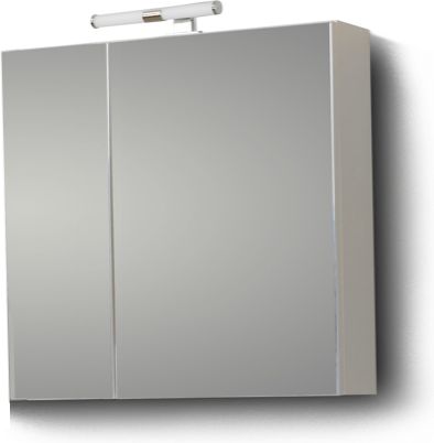 Καθρέπτης Μπάνιου Martin OMEGA 75 3MOM075WHM με Ντουλάπι Ορθογώνιος 65x75