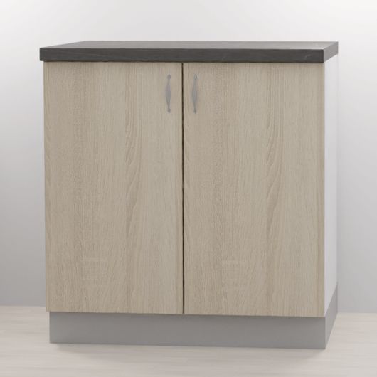 Ντουλάπι Κουζίνας Βάσης Modern MDF MODOSOL-80/82 80x82x48cm Oak Sonoma