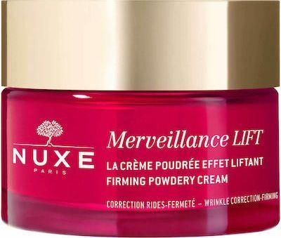 Κρέμα Προσώπου Nuxe Merveillance Lift Firming Powdery Rich Αντιγηραντική & Συσφικτική   Ημέρας για Κανονικές/Μικτές Επιδερμίδες με Υαλουρονικό Οξύ  50ml