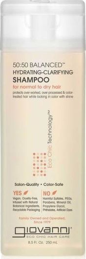 Giovanni 50:50 Balanced Hydrating-Clarifying Shampoo 250ml