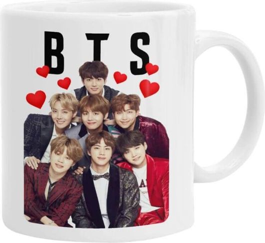 Κούπα Κεραμική Bts Hearts 330ml 