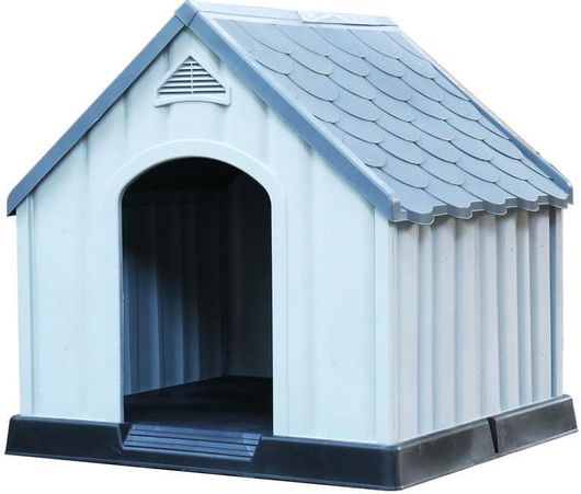 Σπιτάκι Σκύλου Bormann BPC8000 92x91x87cm Πλαστικό Γκρι
