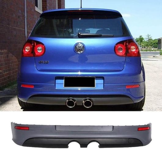 Πισινός Προφυλακτήρας Auto GS Για VW Golf V (5) 03-08 R32 Look Με Προστατευτικό Εξάτμισης