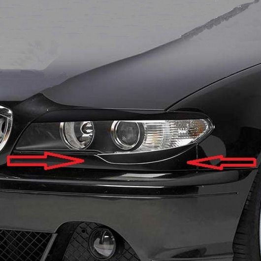 Φρυδάκια Φαναριών Αυτοκινήτου Csr Automotive Μπροστά για Bmw 3 E46 Coupe Facelift 03-06