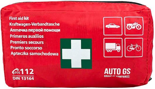 Φαρμακείο Πρώτων Βοηθειών Auto GS Με Πιστοποίηση Din 13164 21.5x12.5x6cm 