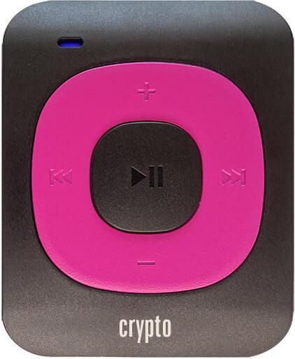 MP3 Player Crypto MP300 Plus 32GB Μαύρο Φούξια
