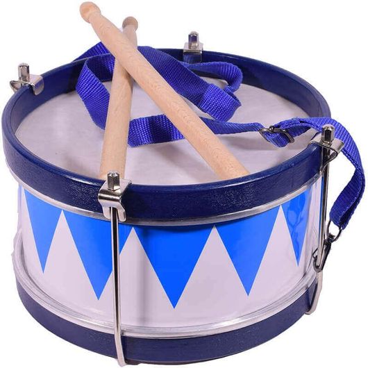Μουσικό Παιχνίδι SP Souliotis Τύμπανο με 2 Ξυλάκια 21.5cm Μπλε