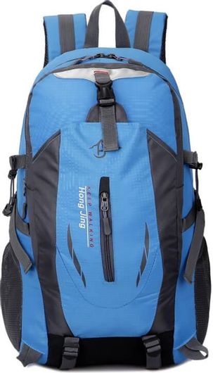 Ορειβατικό Σακίδιο Hong Jing Keep Walking Casual Ανδρικό Αδιάβροχο 40 L Μπλε