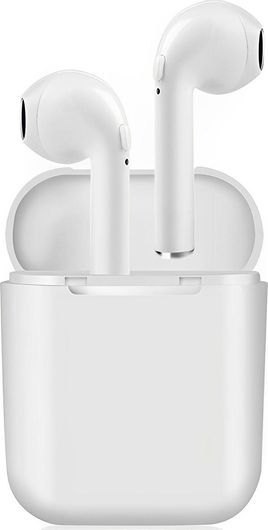 Ασύρματα Ακουστικά Bluetooth 5.0 TWS i11 για Android & Apple iOS με Θήκη Φόρτισης Λευκά