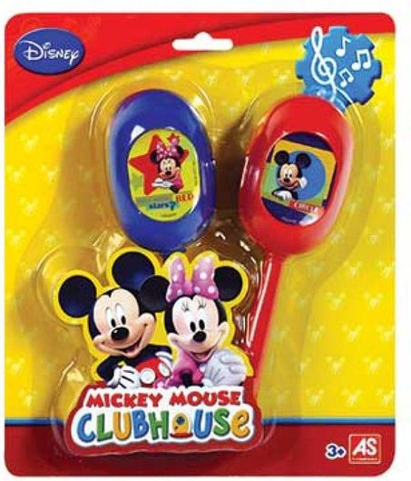 Μουσικό Παιχνίδι As Company Μαράκες Σετ Mickey Mouse για 3+ Ετών