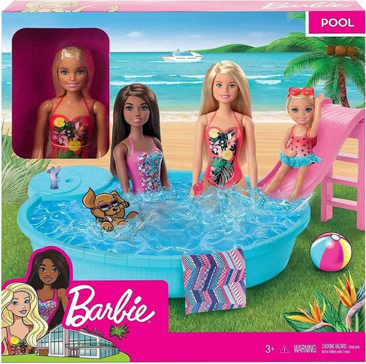 Κούκλα Barbie Mattel Εξωτική Πισίνα 