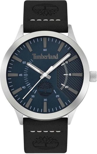 Ανδρικό Ρολόι Timberland Hempstead TDWGA2103602 Μπαταρίας με Δερμάτινο Λουράκι Μαύρο 