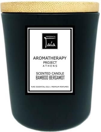 Αρωματικό Κερί Γαία Luxury Candle Bamboo Bergamot