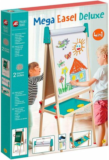 As Company Magnet Box, Ξύλινος Επιδαπέδιος Μαγνητικός Πίνακας 2 Οψεων