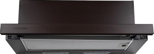 Davoline Esse Plus Συρόμενος Απορροφητήρας 60cm Καφέ