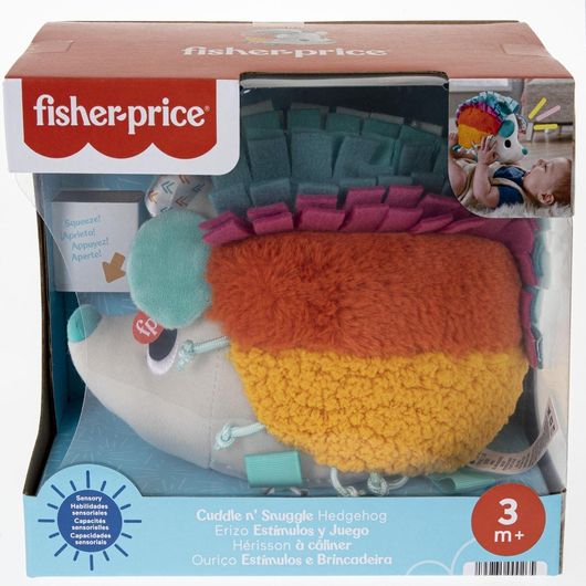 Βρεφικό Παιχνίδι Δραστηριοτήτων Fisher Price Μαλακό Σκαντζοχοιράκι Ουράνιο Τόξο από Ύφασμα για 3+ Μηνών