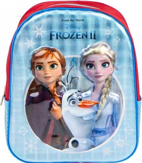 Σχολική Τσάντα Νηπίου Disney Frozen 2 3d Πλάτης Μπλε