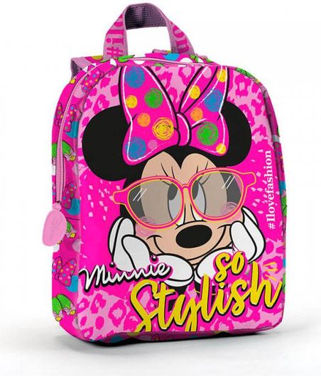 Σχολική Τσάντα Νηπίου Disney Minnie Mouse Stylish Πλάτης Ροζ
