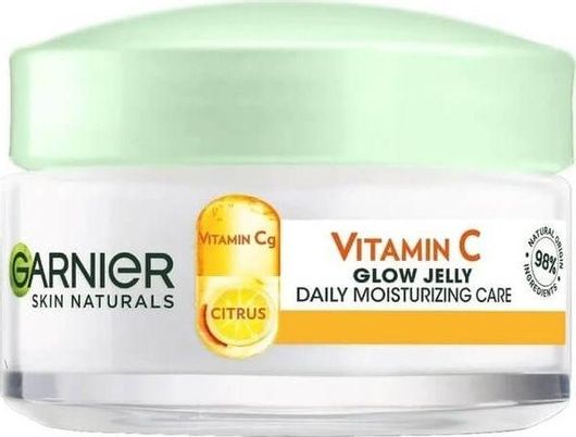 Gel Προσώπου Garnier Vitamin C Glow Jelly Daily Moisturizing για Ενυδάτωση 50ml