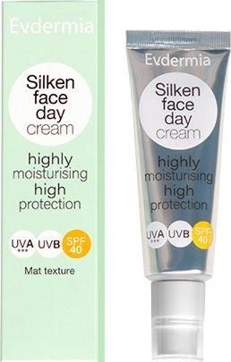 Αντηλιακή Κρέμα Προσώπου Evdermia Silken Day Cream SPF40 50ml